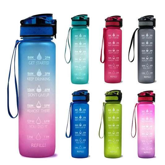 1L Tritan Material Water Bottle With Bounce Cover