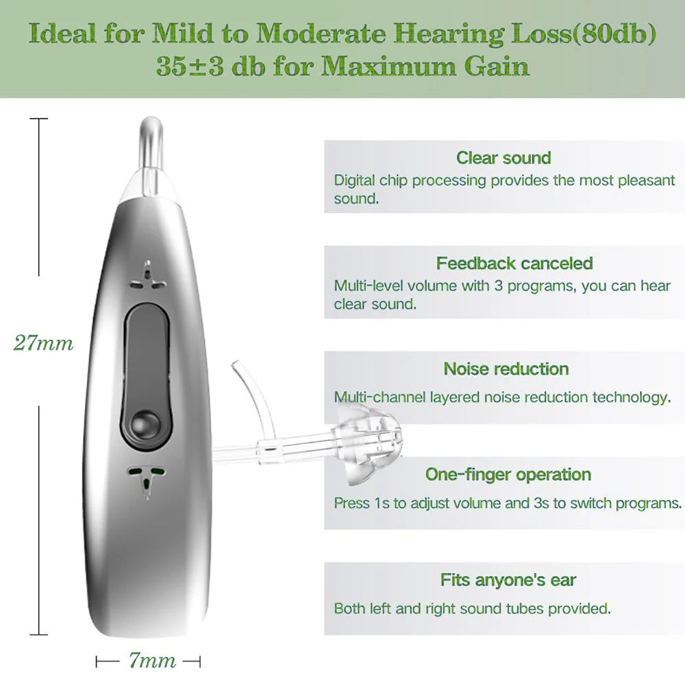 20 channel Rechargeable Bluetooth Digital Hearing Aids