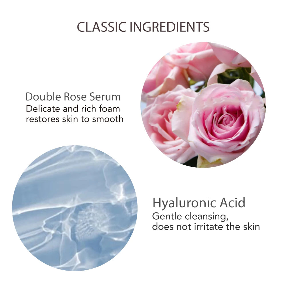 AILKE Rose Facial Moisturizing Cleaning Cleaner For All Skin Types