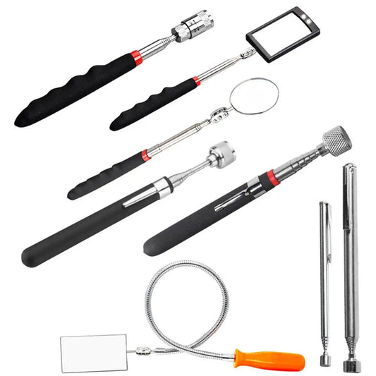 5Pcs Magnetic Pick Up Tools Adjustable Car Angle View Pen