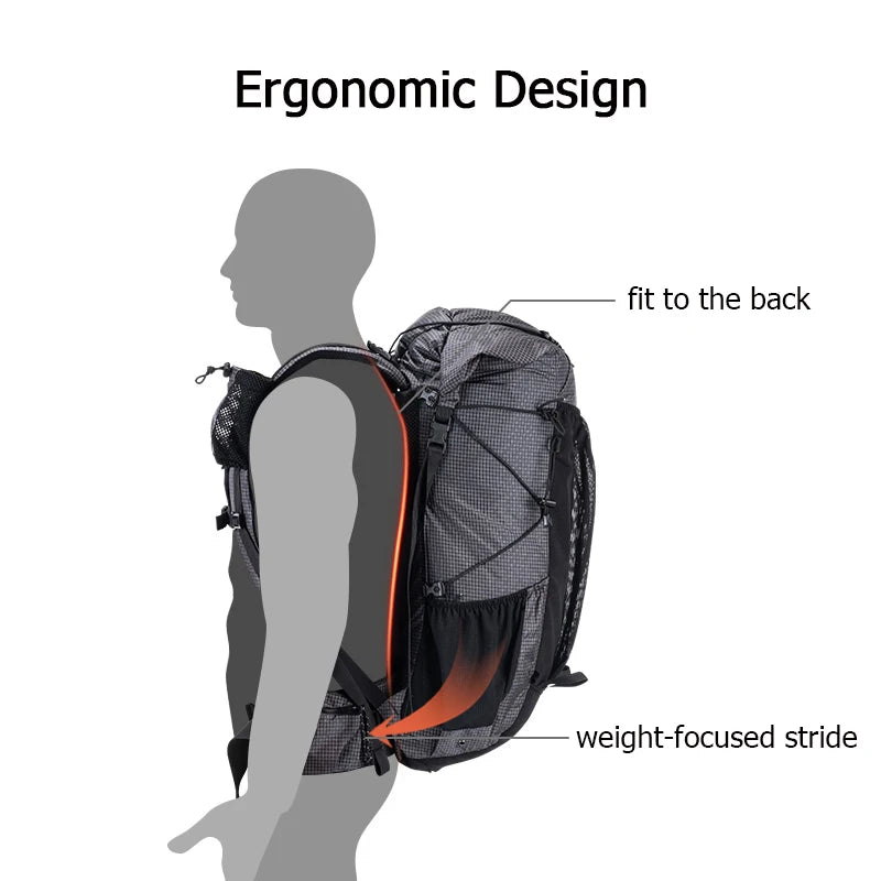 Naturehike 40L Men's Backpack with cover