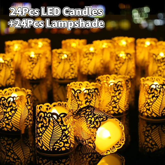 24Pcs/Set Flameless LED Candle