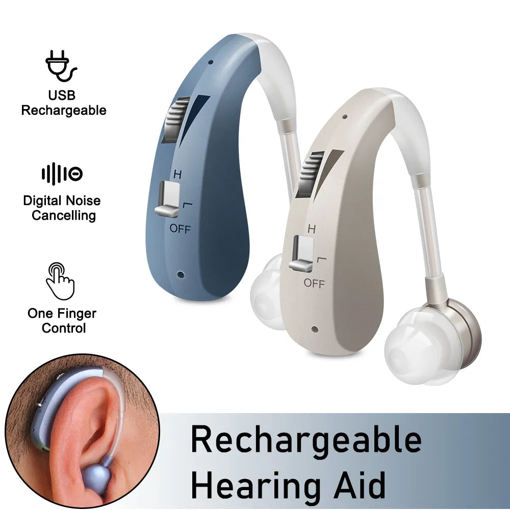 Rechargeable Digital Hearing Aid - Aids For Healthy Living