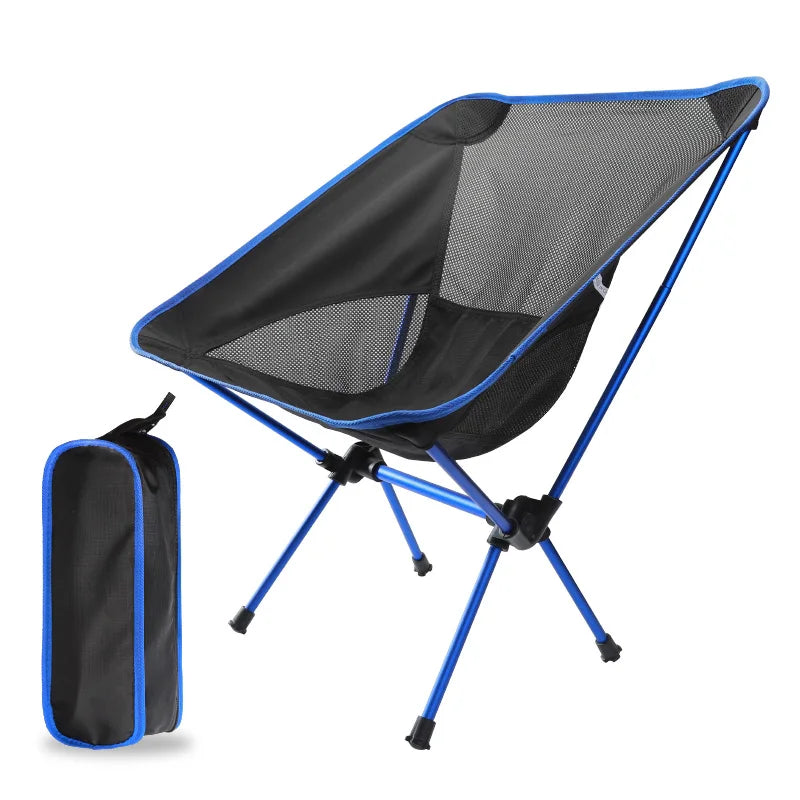 Ultralight Portable Folding Aluminum Camping Chair and Storage Bag