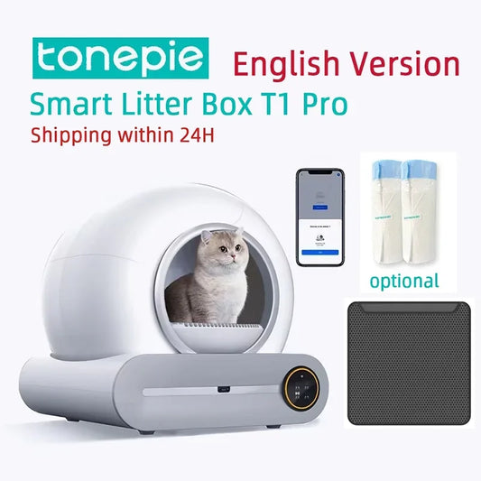 65L Automatic Smart Cat Litter Box Self Cleaning