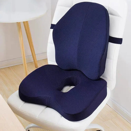 Memory Foam Seat Cushion Orthopedic Office Chair Cushion Lumbar Cushion